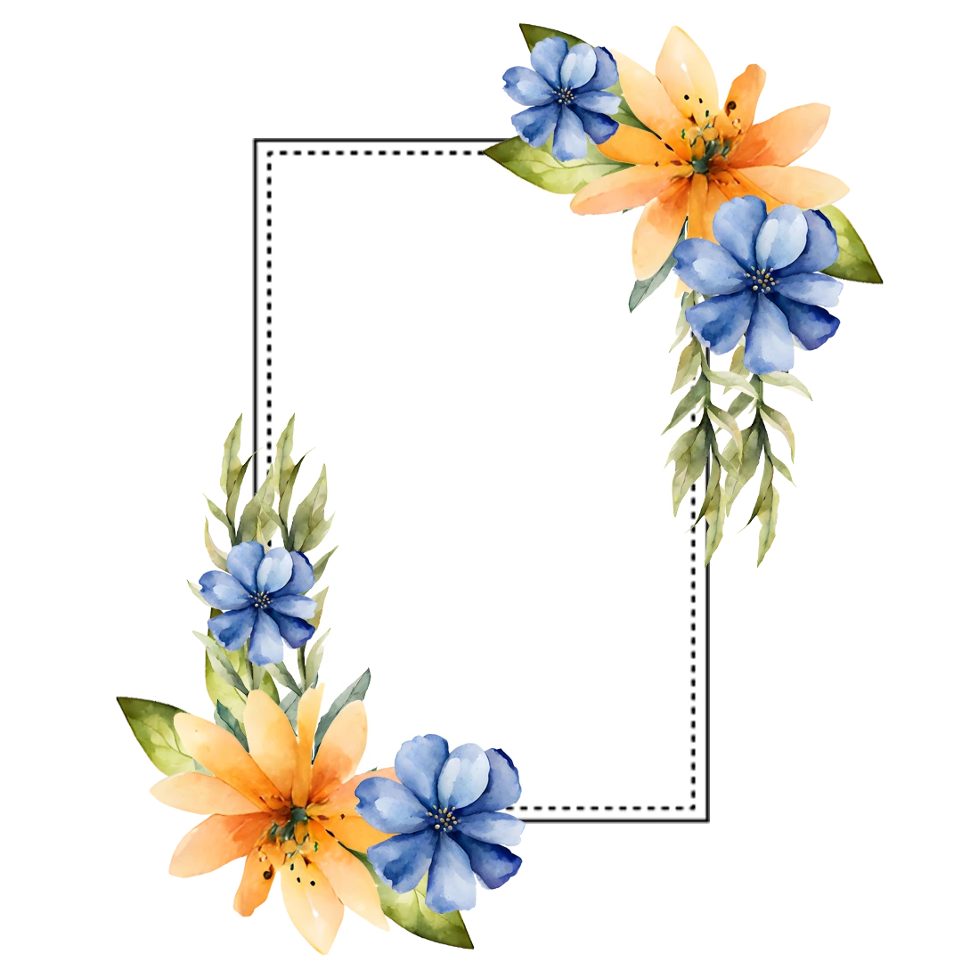 Download Transparent Floral Frames PNG Blossom Your Designs_4.webp